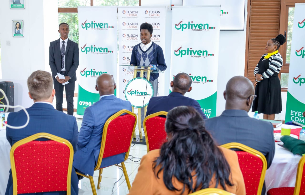 Optiven Foundation Receives Kshs1.5 Million Donation from Fusion Capital