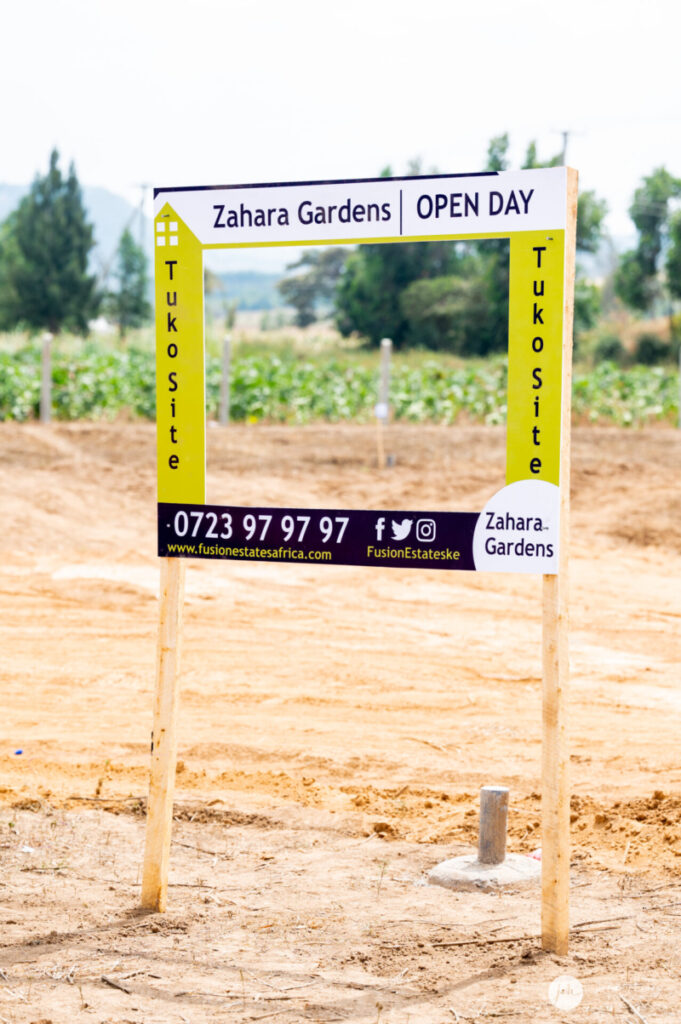 Zahara Gardens open day plots for sale in kikuyu